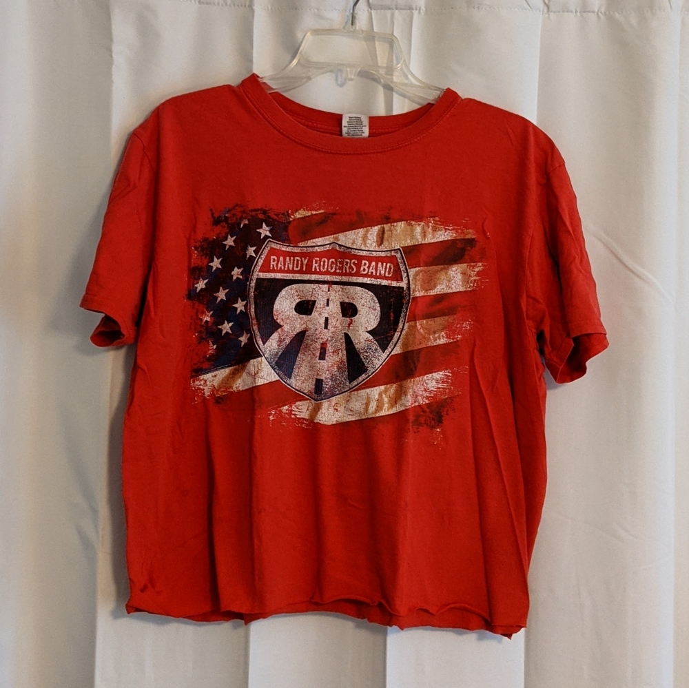 ⚡Cropped Band Tee